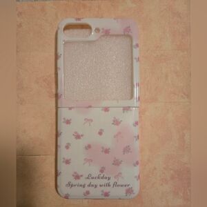 Floral Pink Phone Case For Samsung ZFlip 6